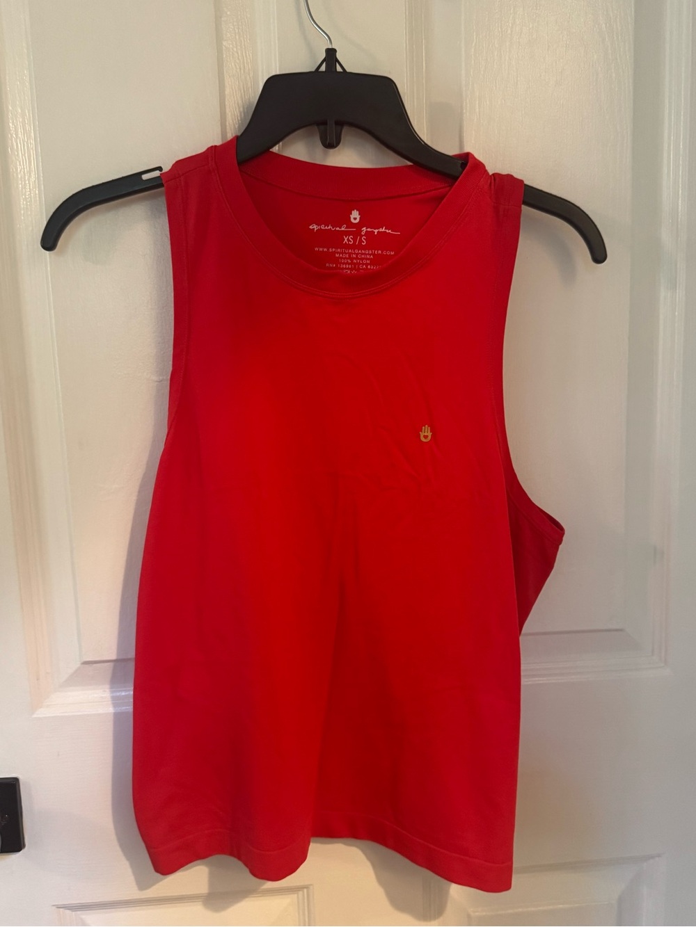 EUC Spiritual Gangster Red Sleeveless athletic top XS/Small